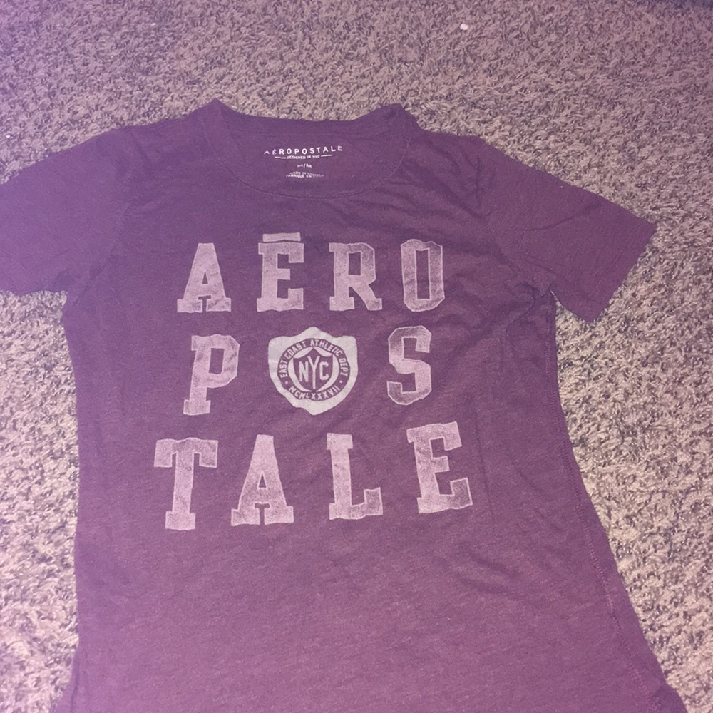 Burgundy Aeropostale Shirt